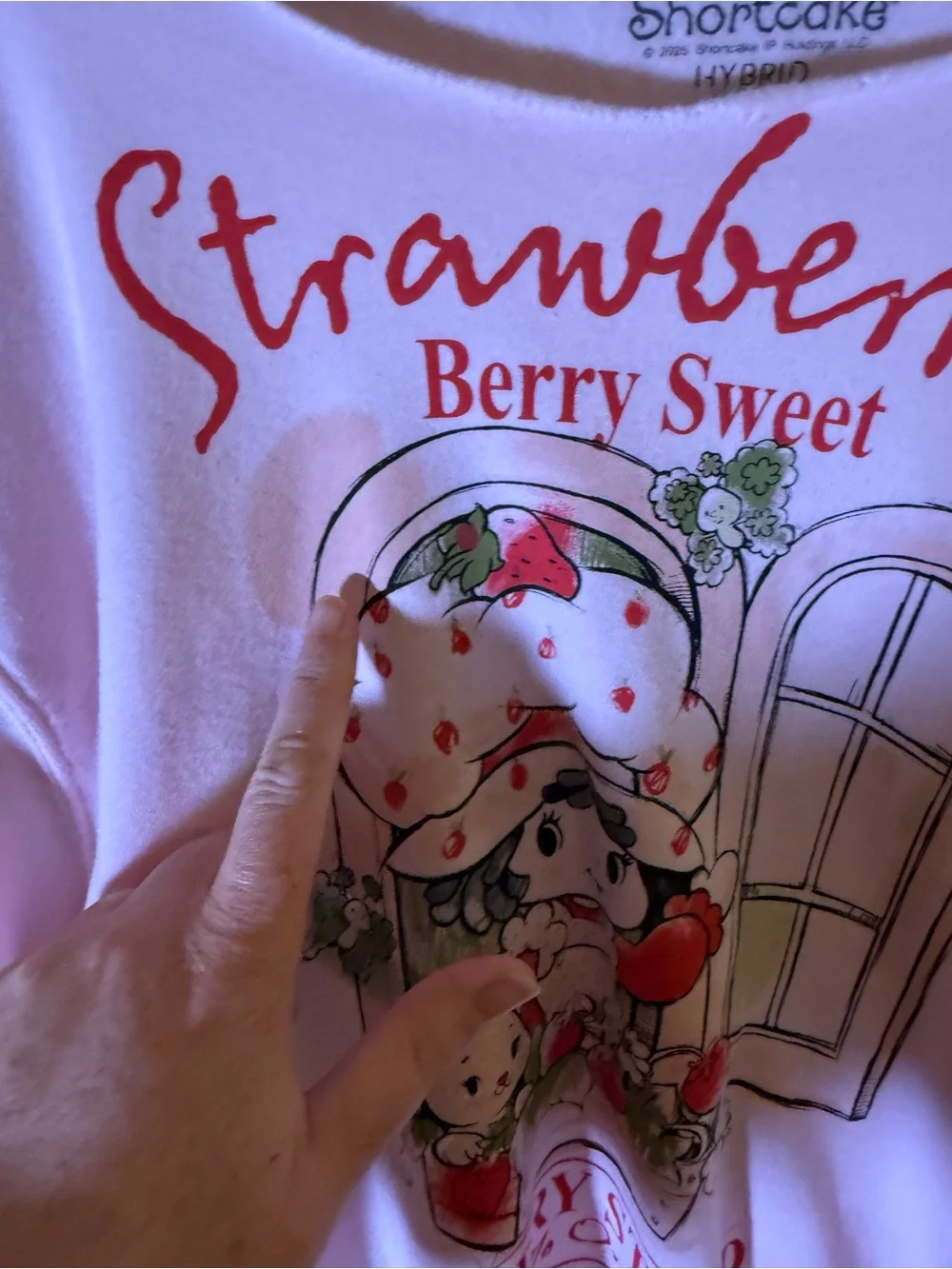 Pink 'Strawberry Shortcake Graphic Sweatshirt - Berry Sweet